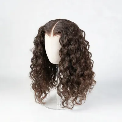 curly u part wig